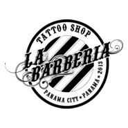 La Barberia Tattoo Shop Logo PNG Vector