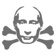 Putin skull Logo PNG Vector