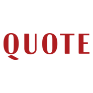 Quote Logo PNG Vector