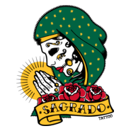 Sagrado Tattoo Logo PNG Vector