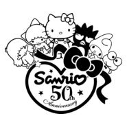 Sanrio 50th Anniversary (Hello Kitty) Logo PNG Vector