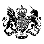 UK Coat of Arms Minimal Logo PNG Vector