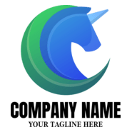 Unicorn Company Logo PNG Vector