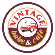 Vintage Bake & Cafe Logo PNG Vector