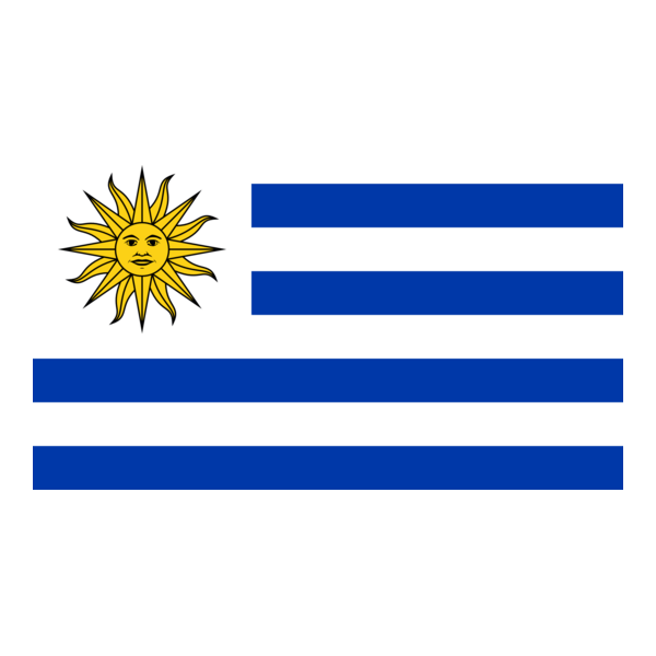 Bandera de Uruguay Logo PNG Vector