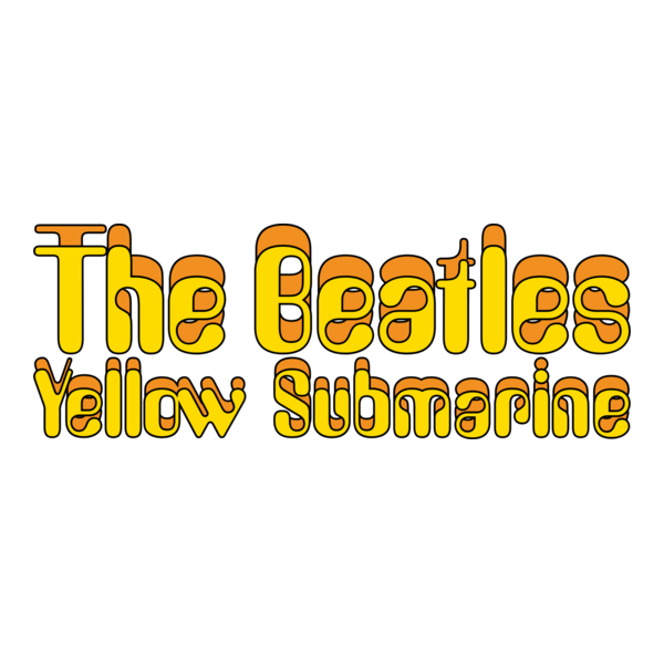Beatles: Yellow Submarine Album Logo PNG Vector