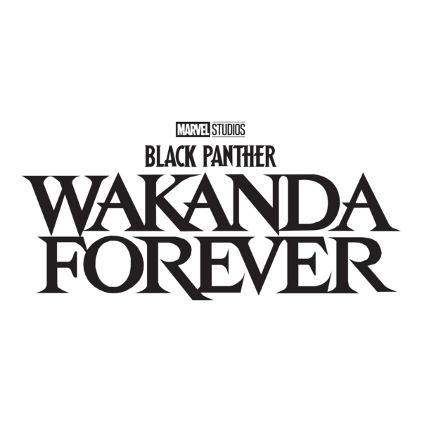 Black Panther: Wakanda Forever Logo PNG Vector