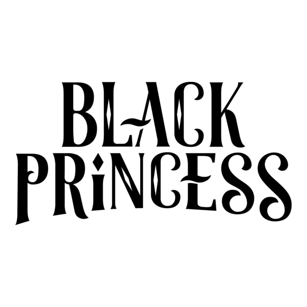 Black Princess Logo PNG Vector