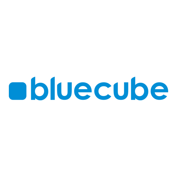 Blue Cube Logo PNG Vector