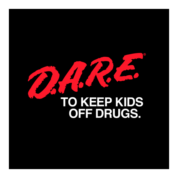 D.A.R.E. to keep kids off drugs PSA Logo PNG Vector
