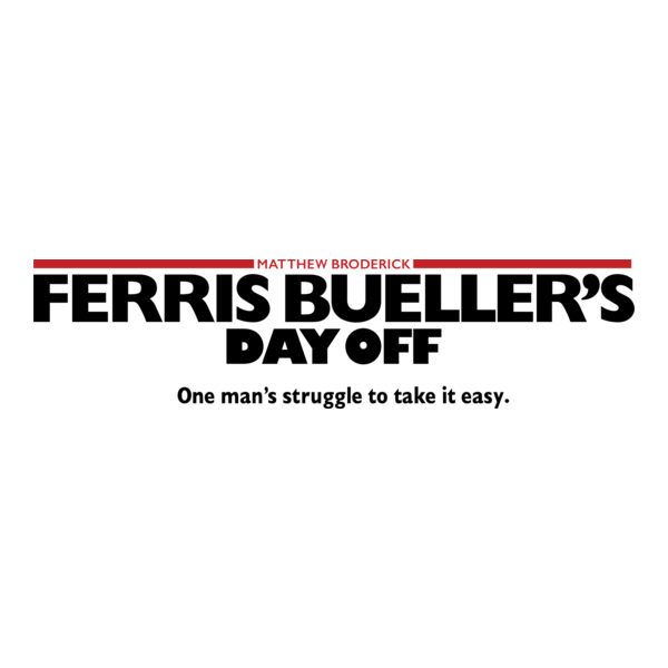 Ferris Bueller's Day Off Logo PNG Vector