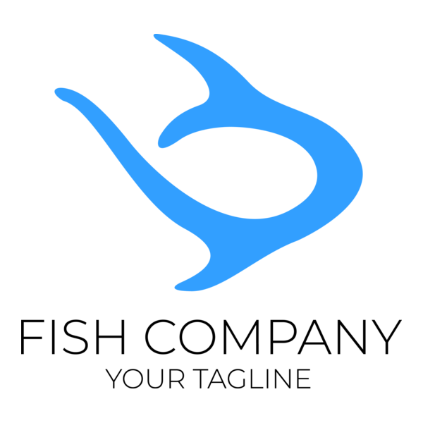 Fish Company Logo PNG Vector