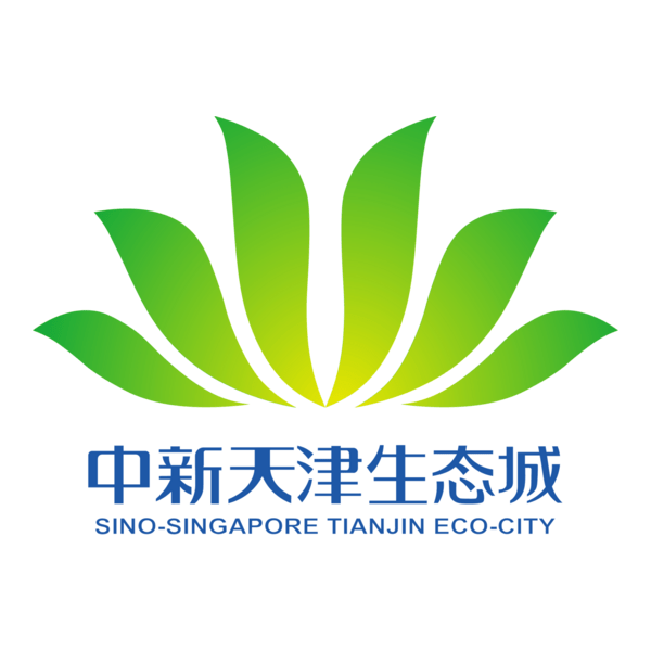 Flag of the Sino-Singapore Tianjin Eco-City Logo PNG Vector