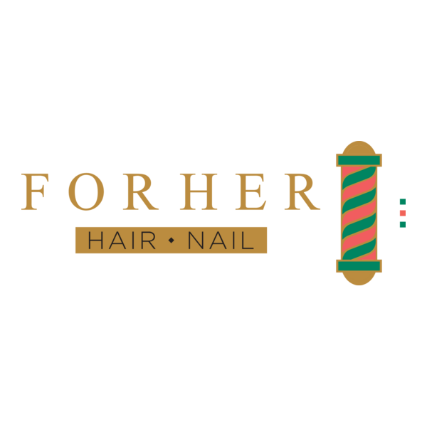 For Her Salon Logo PNG Vector