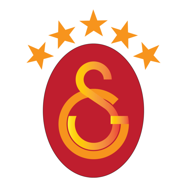 Galatasaray 5 Stars Concept Logo PNG Vector