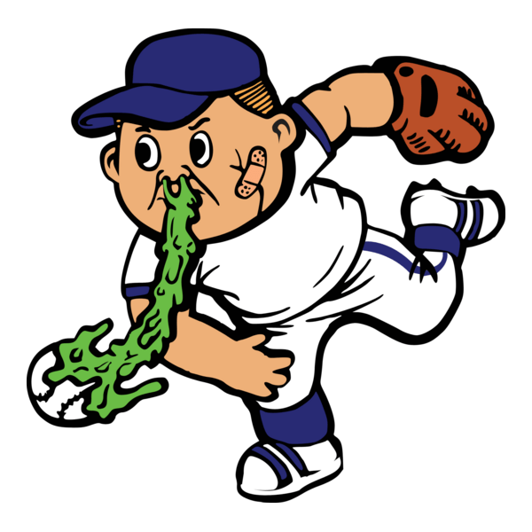 Garbage Pail Kids: Leakin' Len Logo PNG Vector