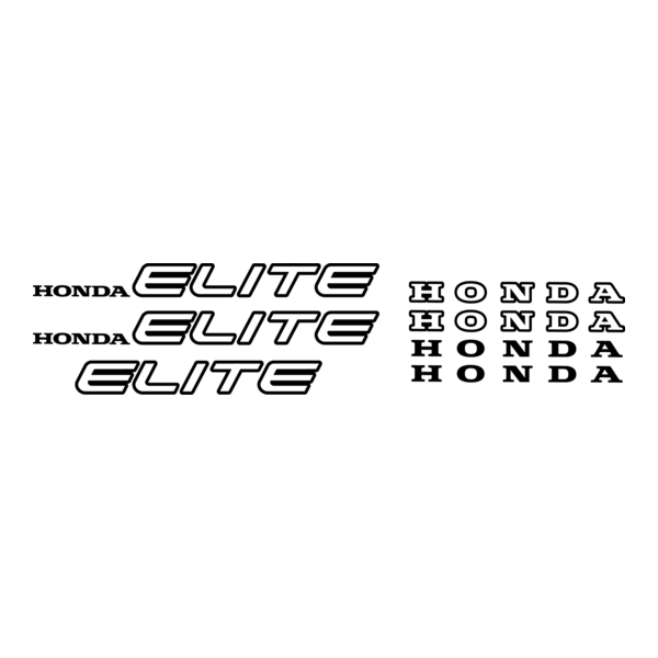 Honda Elite Logo PNG Vector