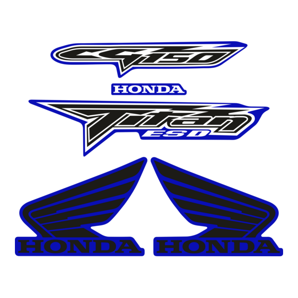 honda titan esd cg150 Logo PNG Vector