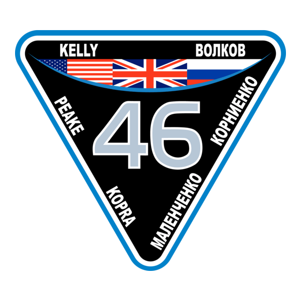 ISS Expedition 46 Logo PNG Vector
