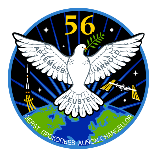 ISS Expedition 56 Logo PNG Vector