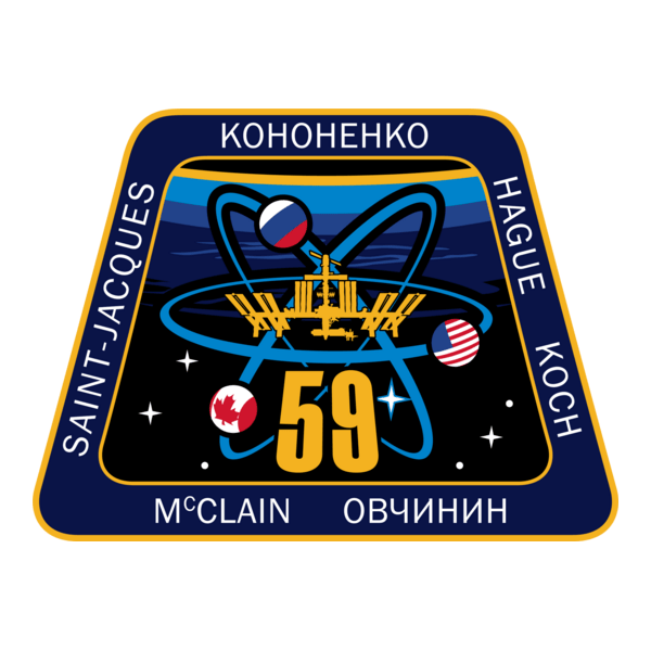 ISS Expedition 59 Logo PNG Vector
