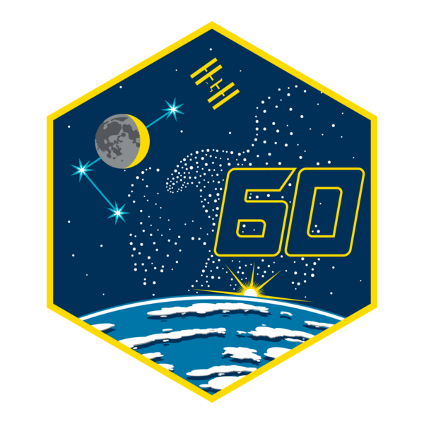 ISS Expedition 60 Logo PNG Vector