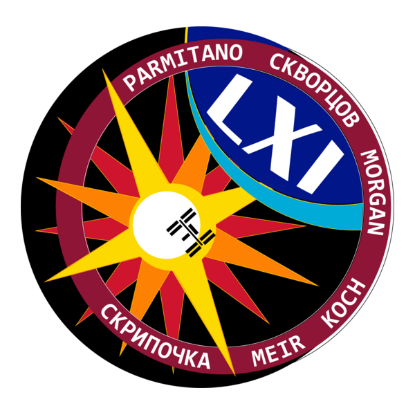 ISS Expedition 61 Logo PNG Vector