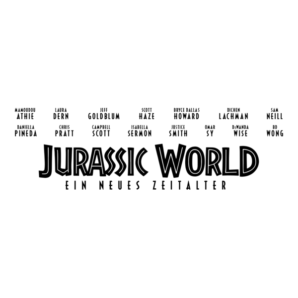 Jurassic World - Ein neues Zeitalter Logo PNG Vector