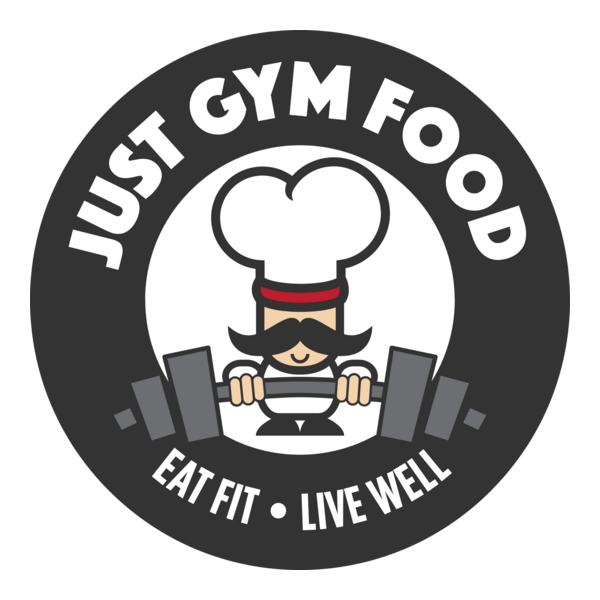 Just Gym Food Logo PNG Vector