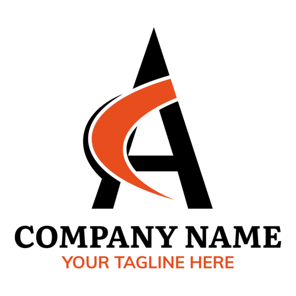 Letter A Company Logo PNG Vector