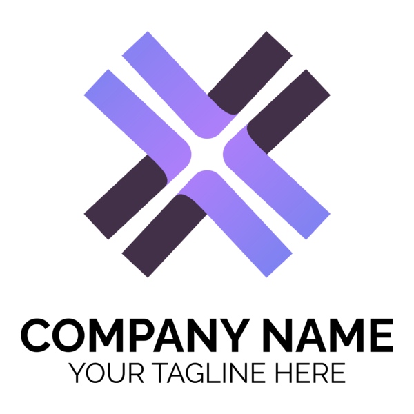 Letter X Company Logo PNG Vector
