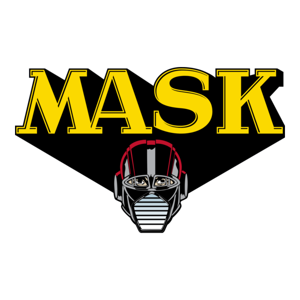 M.A.S.K. 80s Cartoon Logo PNG Vector
