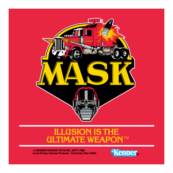 M.A.S.K. 80s Cartoon Logo PNG Vector