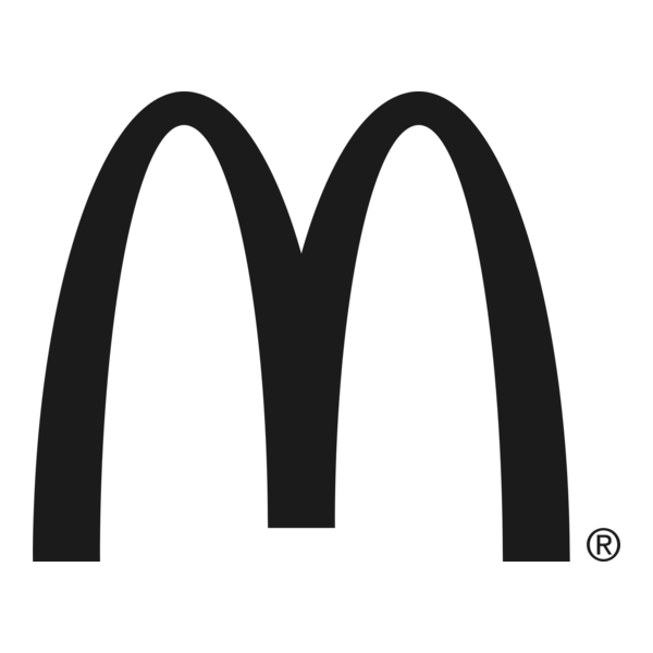 McDonald's black Logo PNG Vector