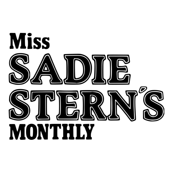 Miss Sadie Stern's Monthly Logo PNG Vector