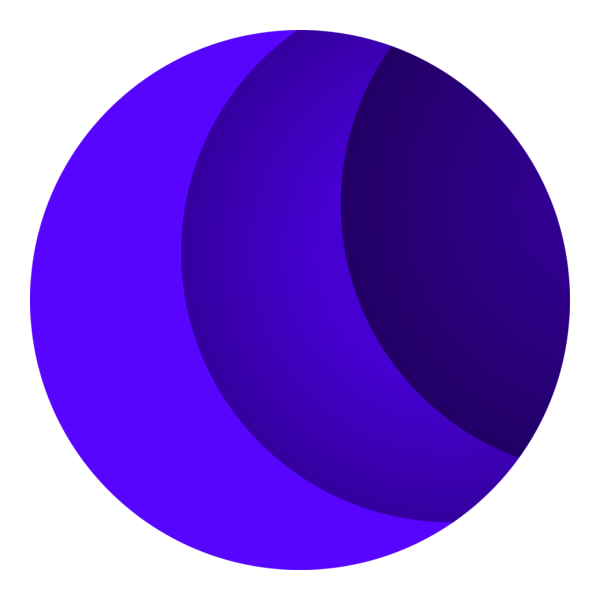 Moon Logo PNG Vector