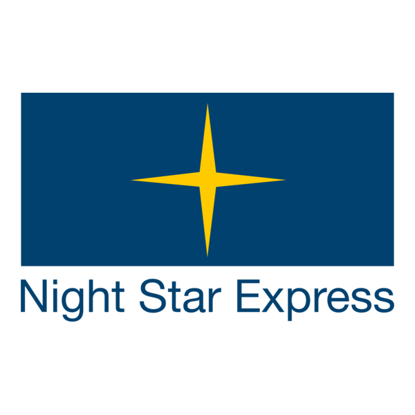 Night Star Express Logo PNG Vector