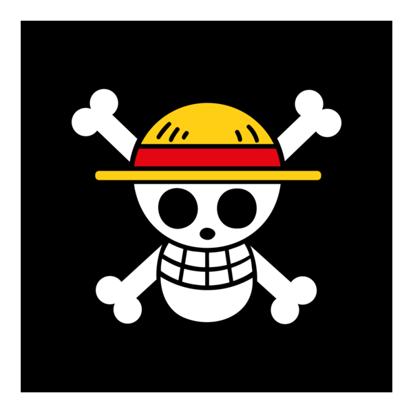 One Piece - Mugiwara Flag Logo PNG Vector