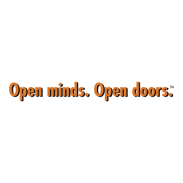 Open minds Open doors Logo PNG Vector