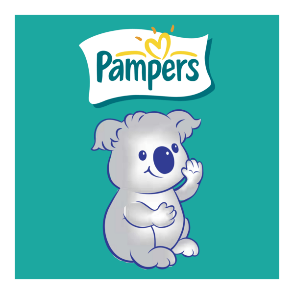 Pampers Koala Logo PNG Vector