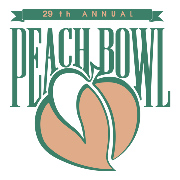 Peach Bowl Logo PNG Vector