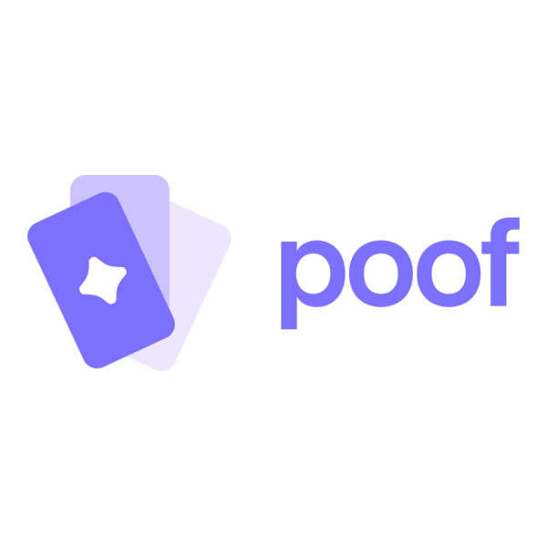Poof Logo PNG Vector