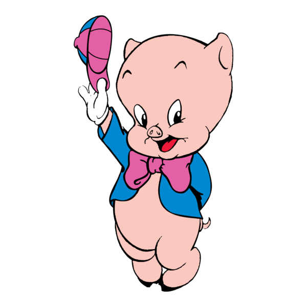 Porky Pig Logo PNG Vector