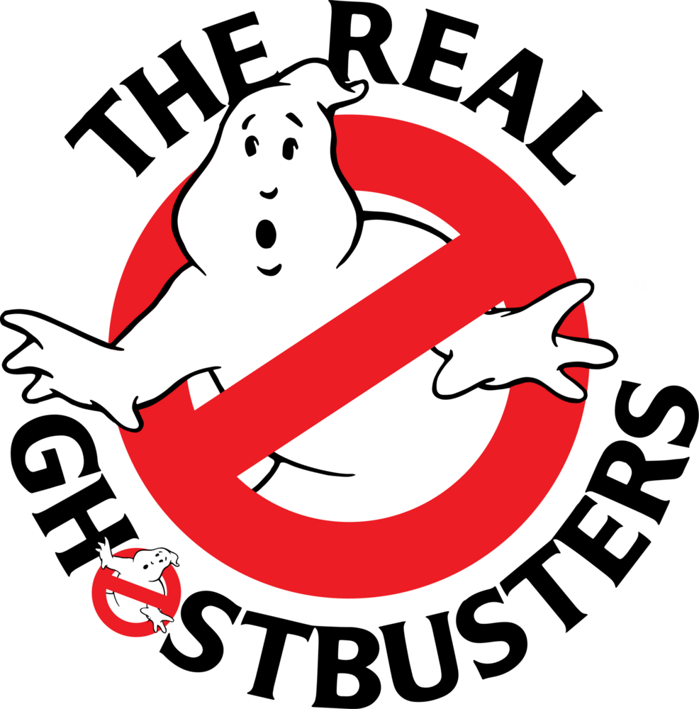 Real Ghostbusters Cartoon Logo PNG Vector