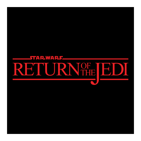 Star Wars: Return of the Jedi Logo PNG Vector