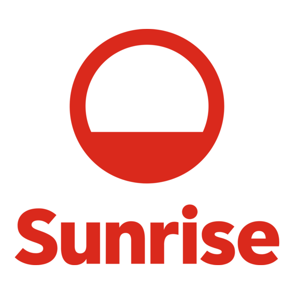 Sunrise Mobile Internet TV Logo PNG Vector