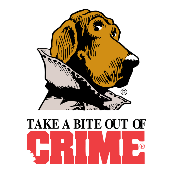 Take a Bite Out of Crime Logo PNG Vector
