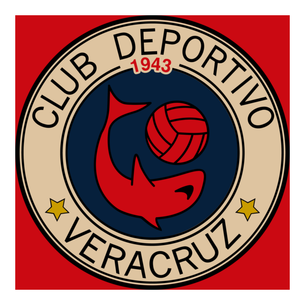 Tiburones Rojos del Veracruz (retro) Logo PNG Vector