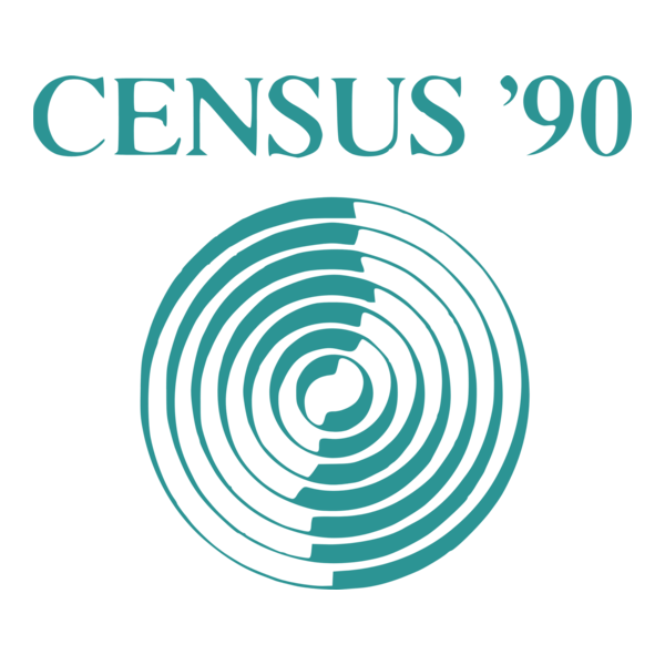 United States Census 1990 Logo PNG Vector