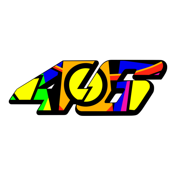Valentino Rossi 46 Logo PNG Vector